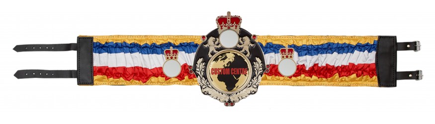 QUEENSBURY CUSTOM SILK CHAMPIONSHIP BELT- QUEEN/B/CUSTOM/SILK - AVAILABLE IN 6 COLOURS